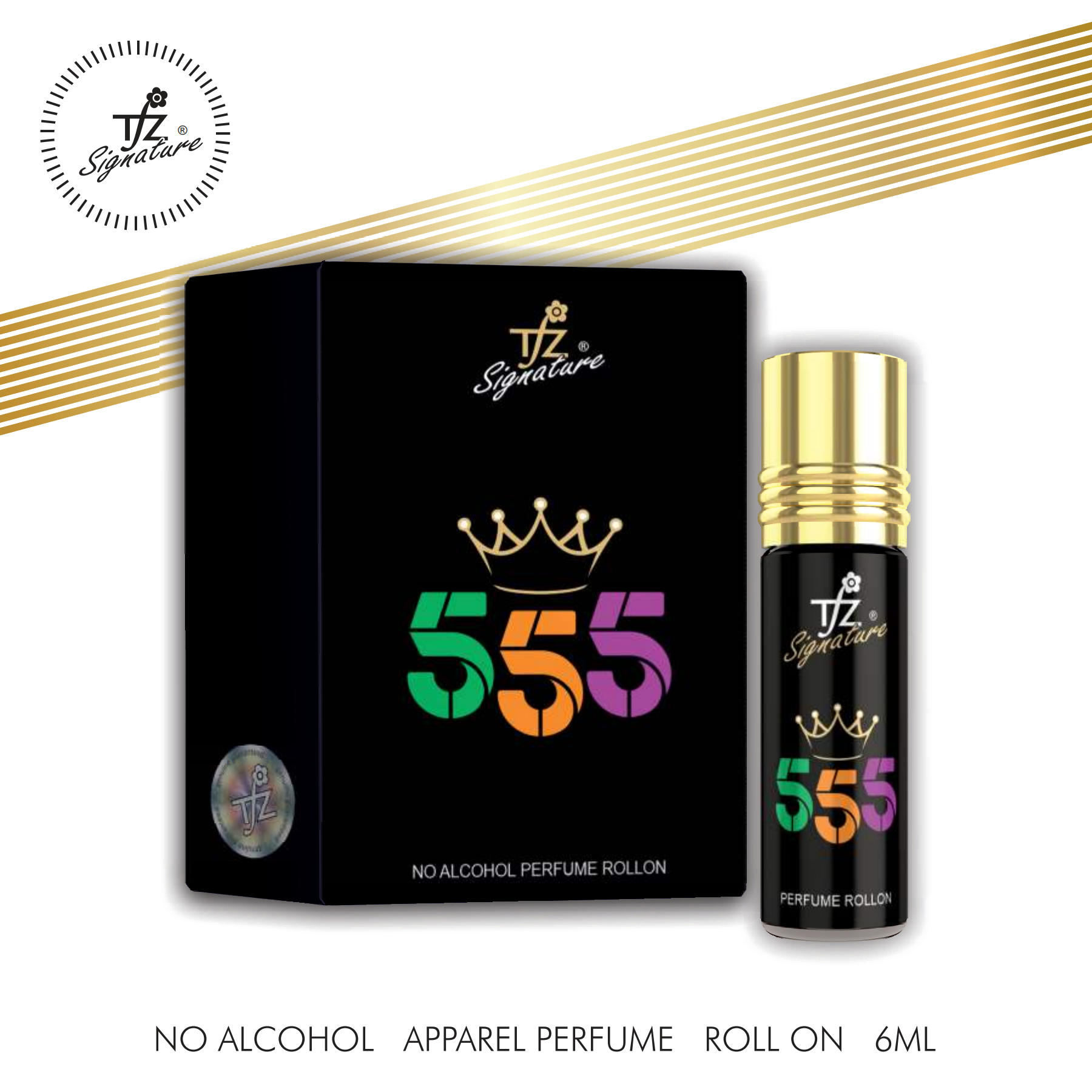 TJz Signature 555 No Alcohol Perfume Roll-On