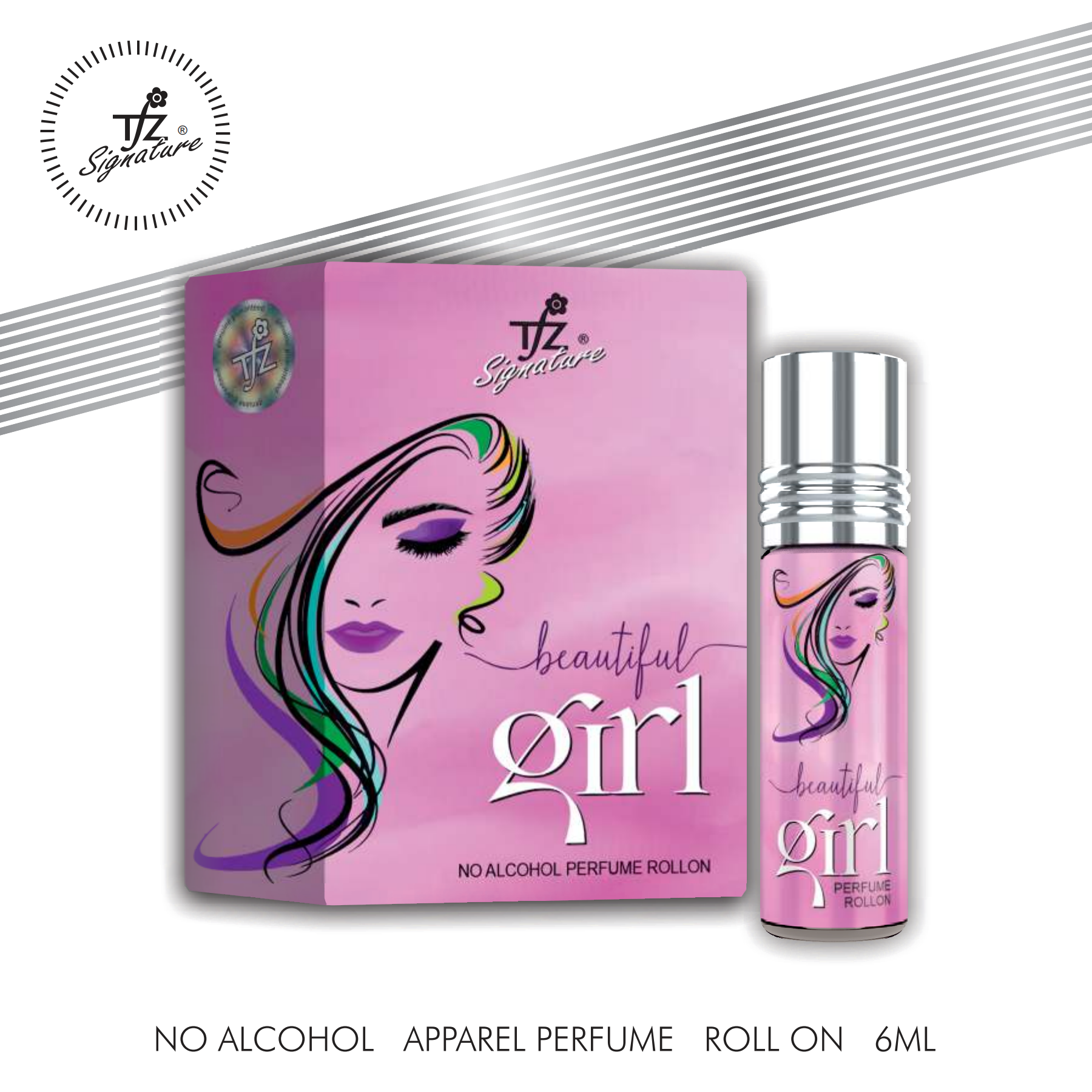 Beautiful Girl No Alcohol Perfume Roll-On