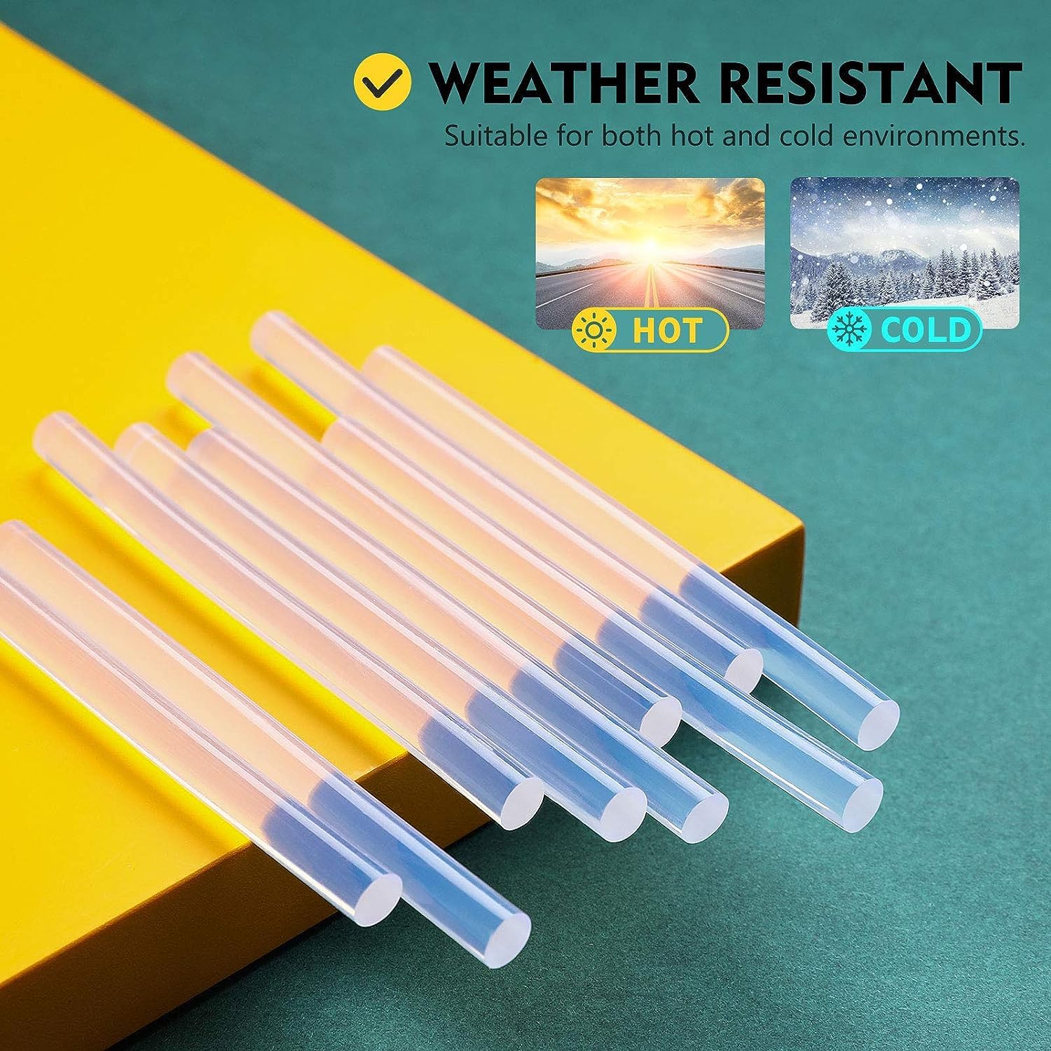 Weather Resistant Hot Glue Sticks