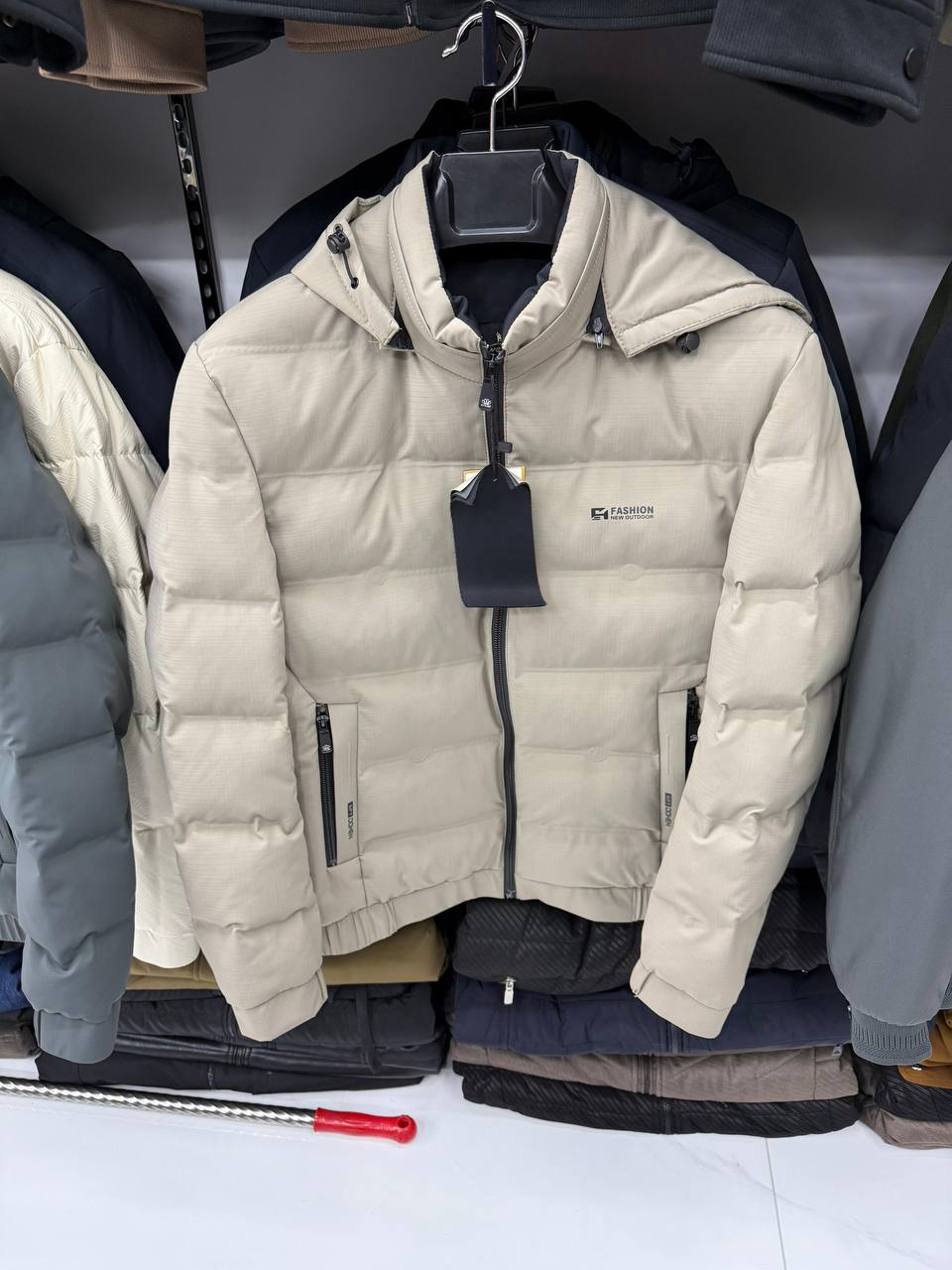 Men's padded winter jacket