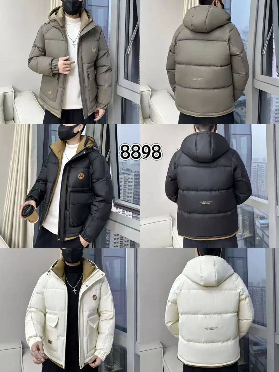 Men's Winter Hooded Puffer Jacket