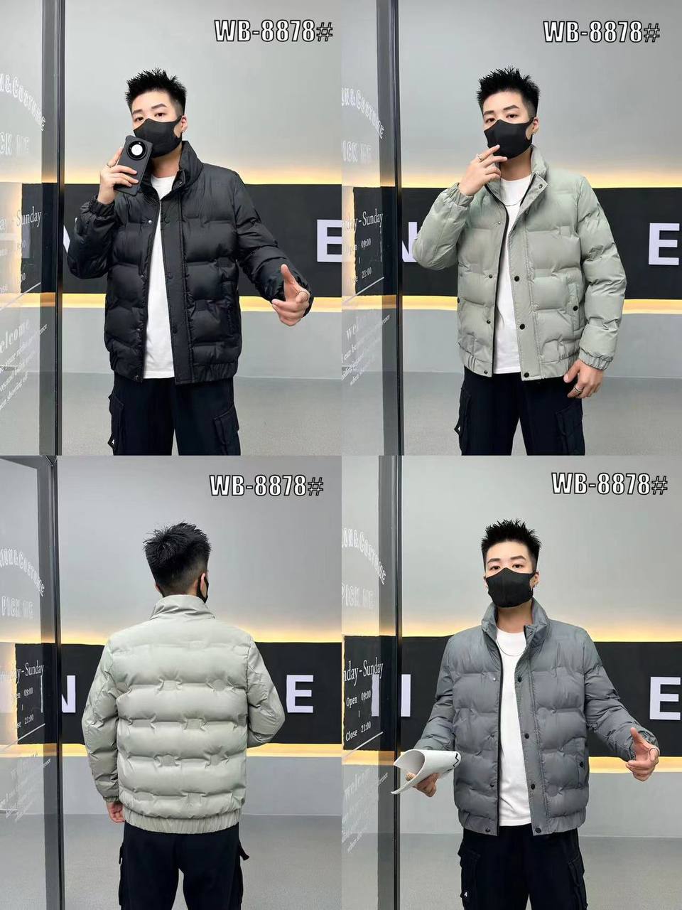 Men's Puffer Jacket WB-8878