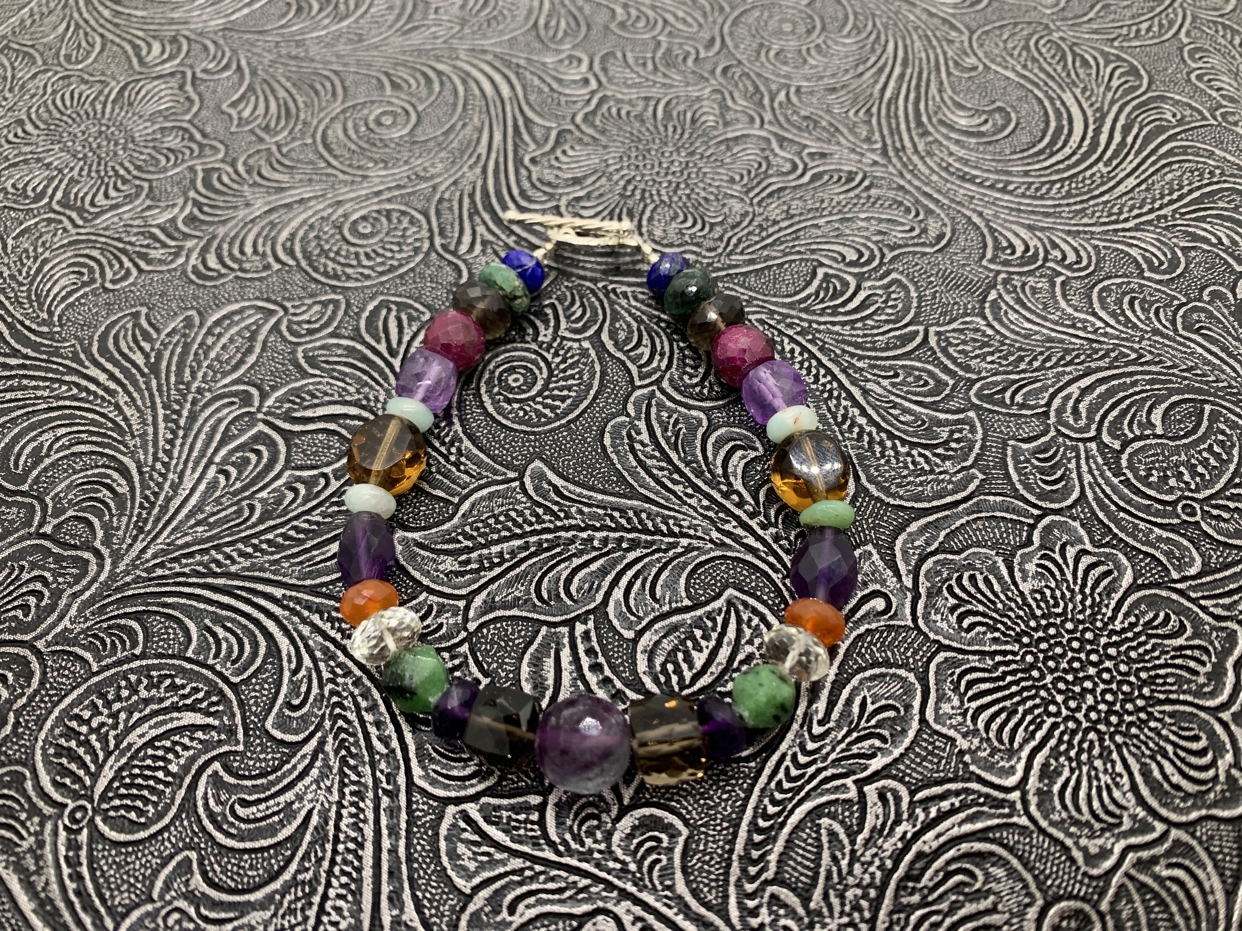 Gemstone Bead Bracelet 