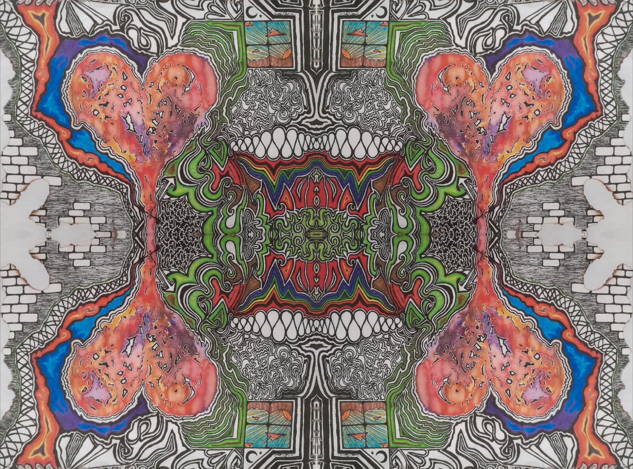 Psychedelic Abstract Art Print