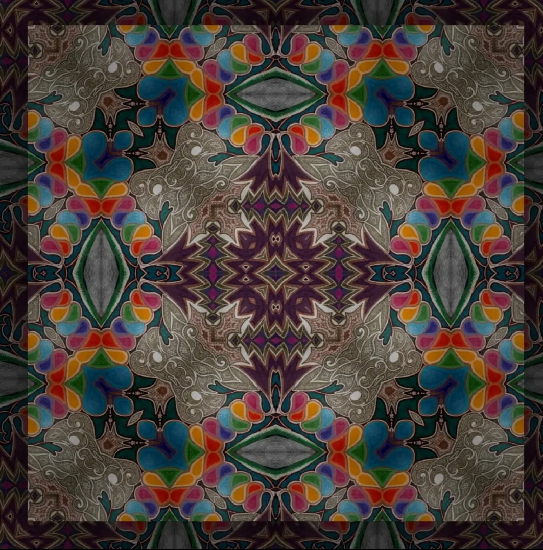 Vivid Kaleidoscope Art Print