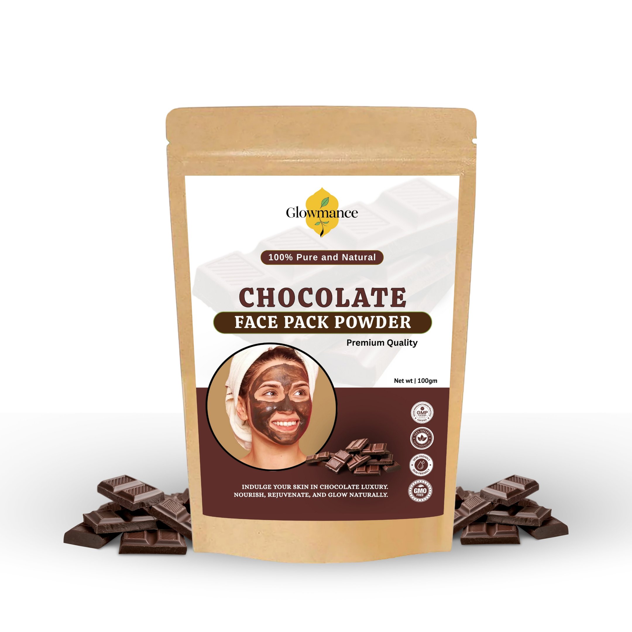 Chocolate Face Pack Powder-100g