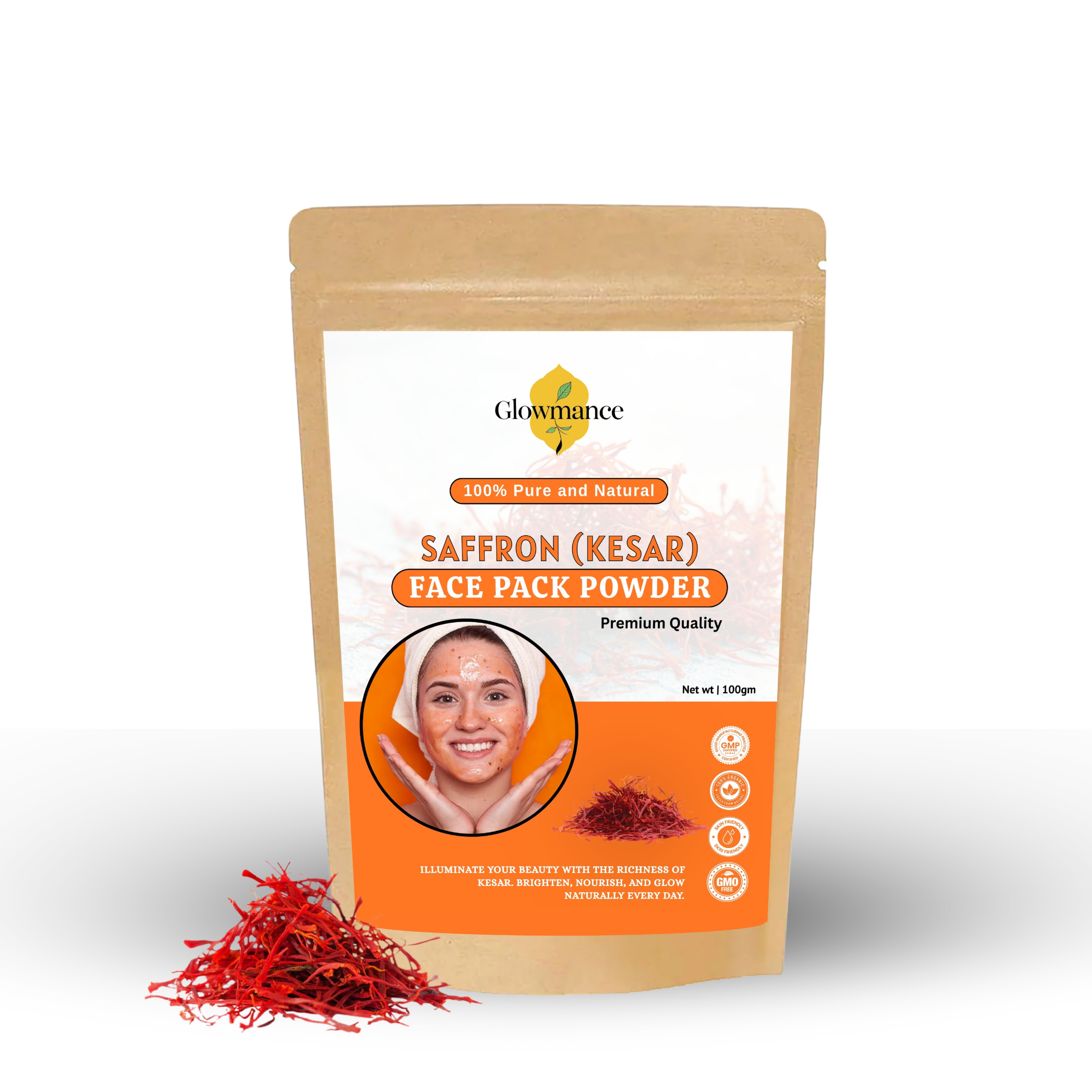 Saffron Face Pack Powder-100g