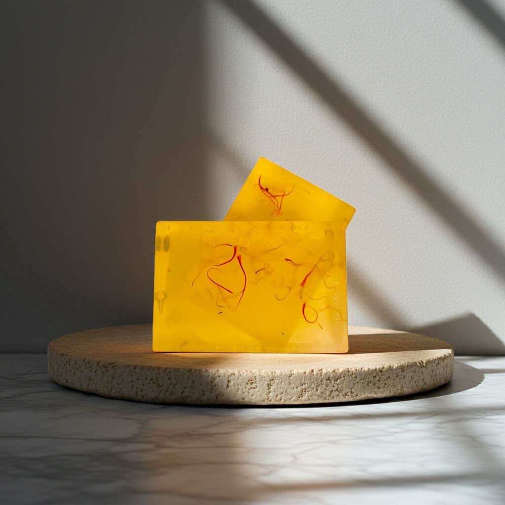 Premium Saffron Soap – 100 gm | Bright, Clear & Golden Glow Skin