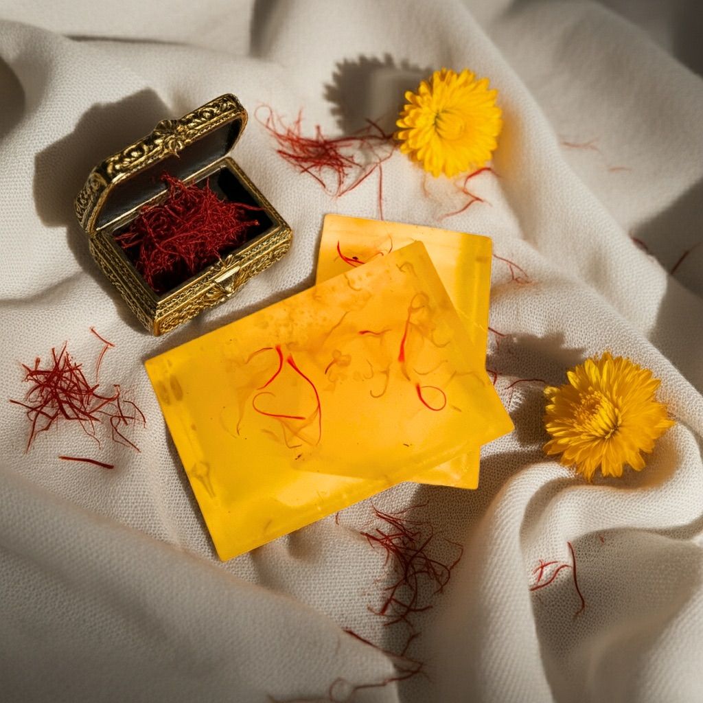 Premium Saffron Soap – 100 gm | Bright, Clear & Golden Glow Skin