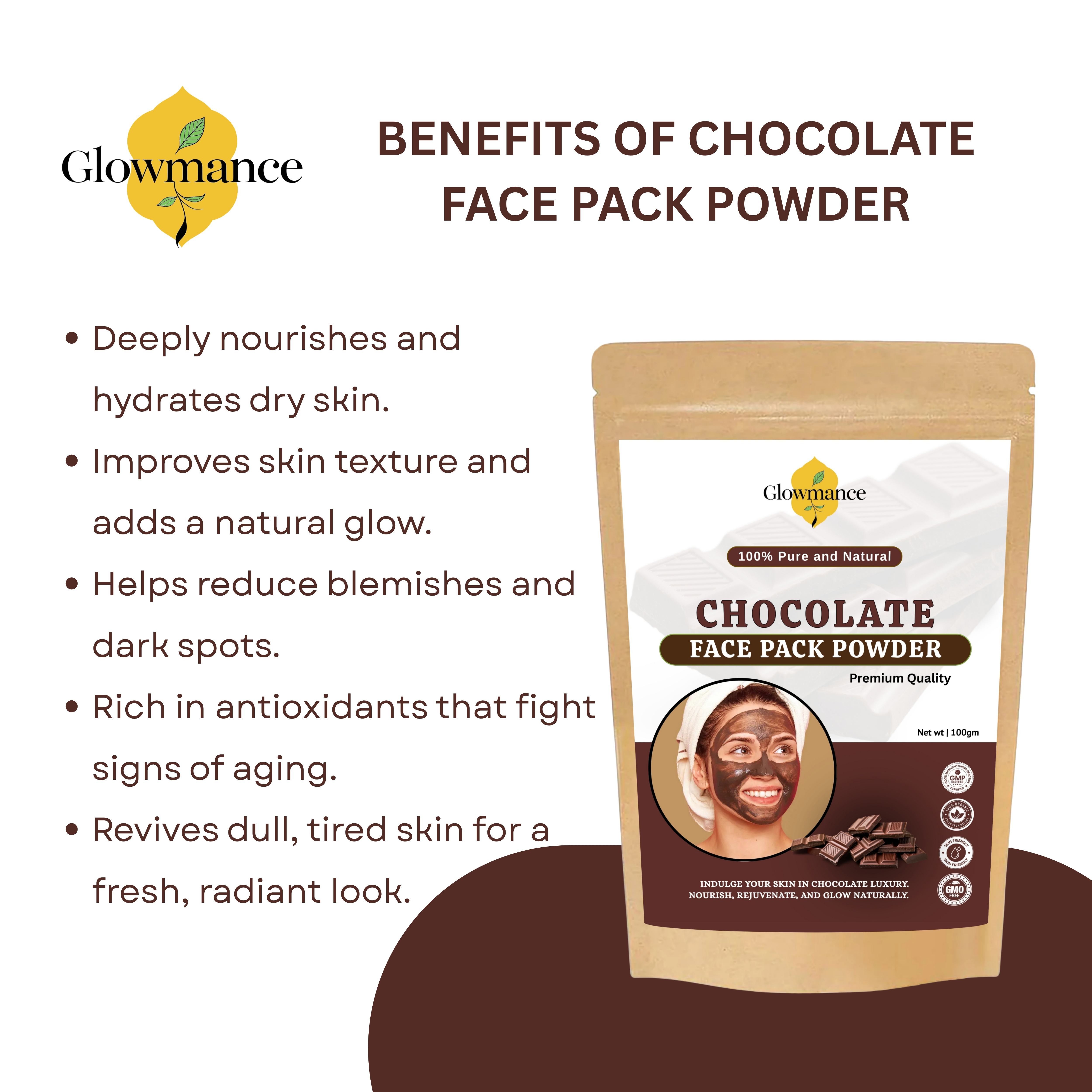 Chocolate Face Pack Powder-100g