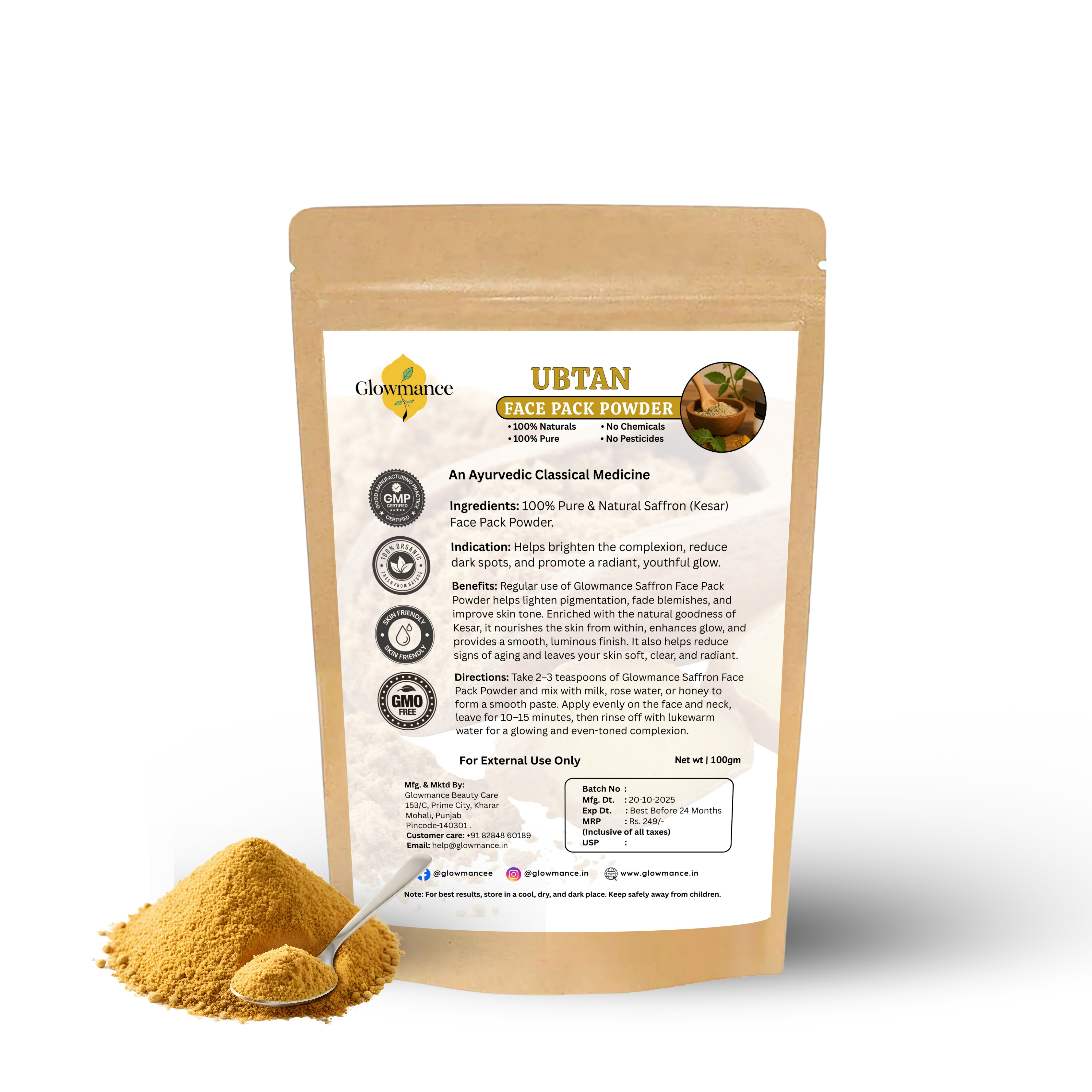 Ubtan Face Pack Powder-100g