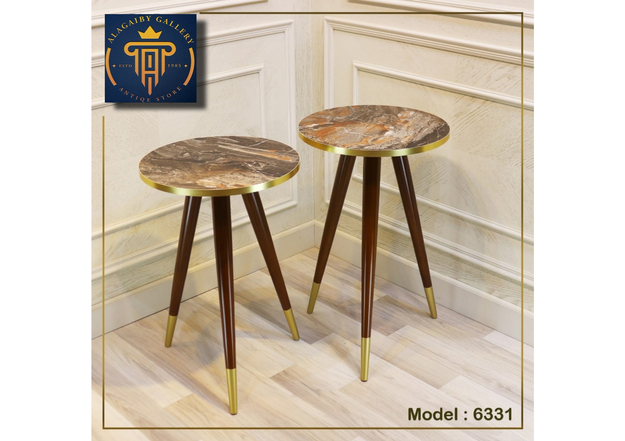 Modern round side tables