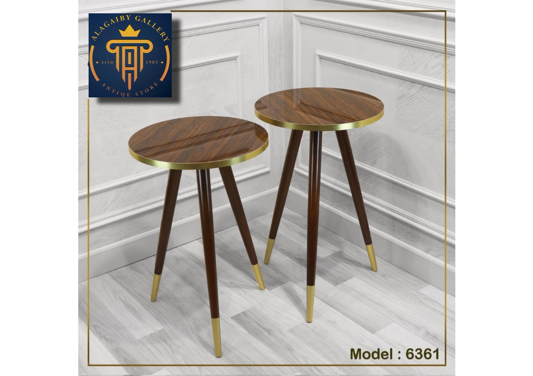 Set of Two Modern Side Tables