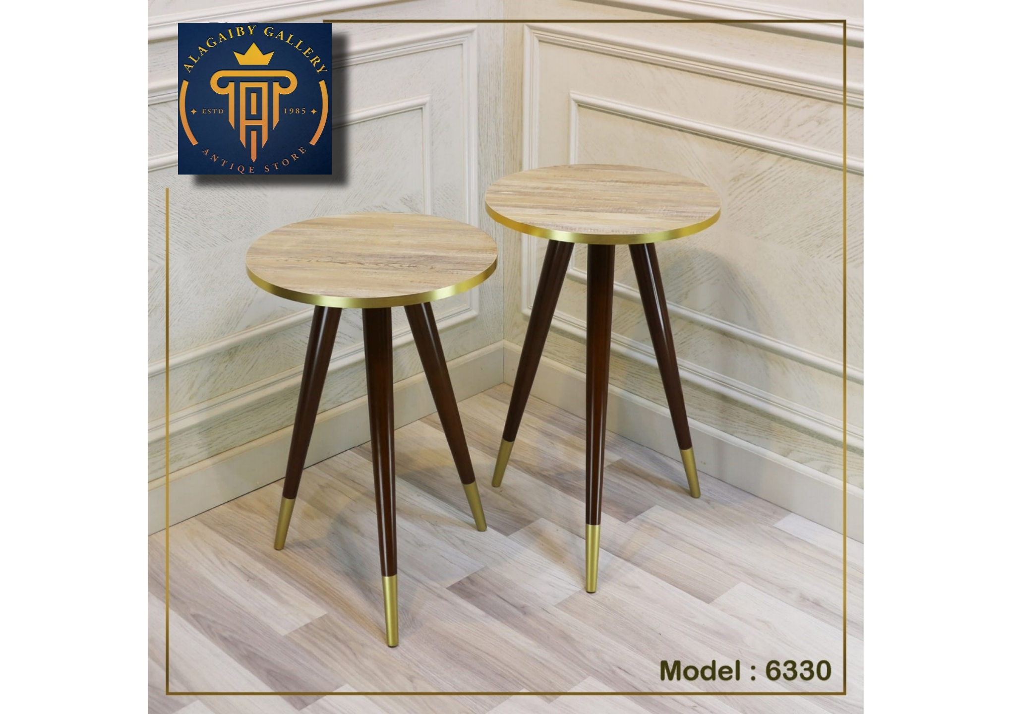 Modern round side tables