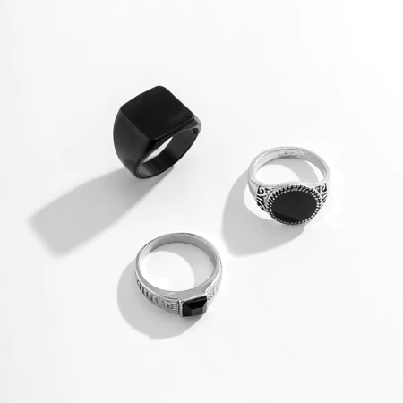  Peças De Anéis Black Diamond