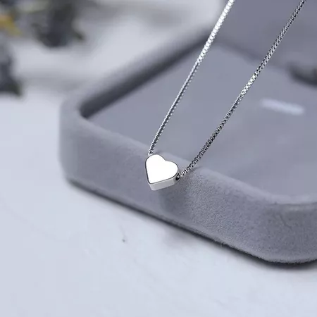 Colar Coração de Prata
