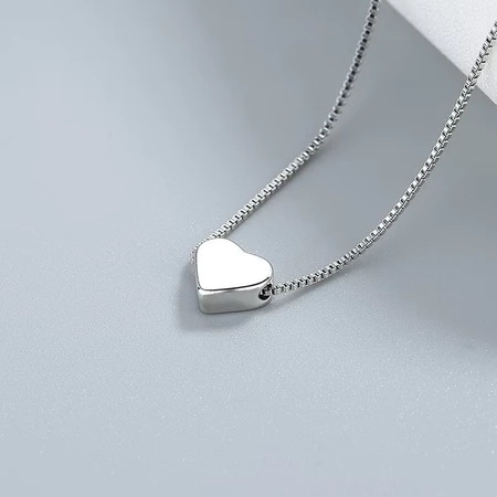 Colar Coração de Prata