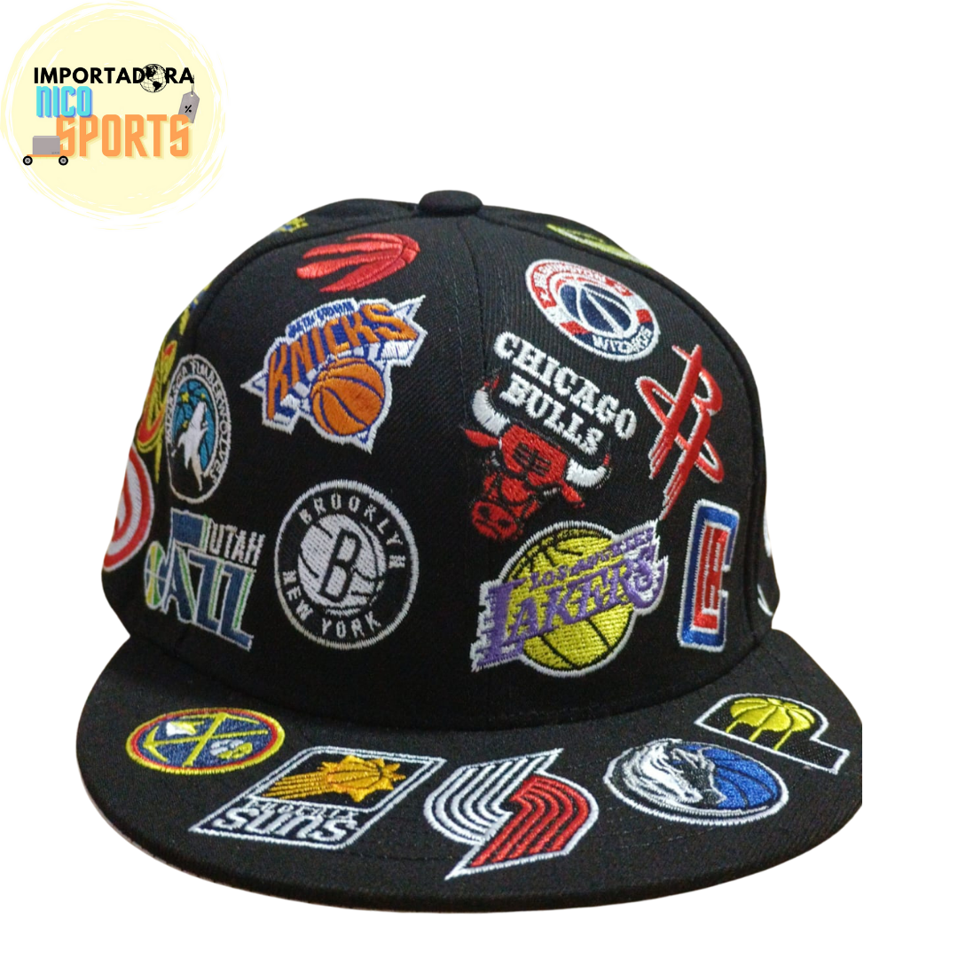 Gorra Beisbolera NEW ERA NBA ALL OVER PATCH