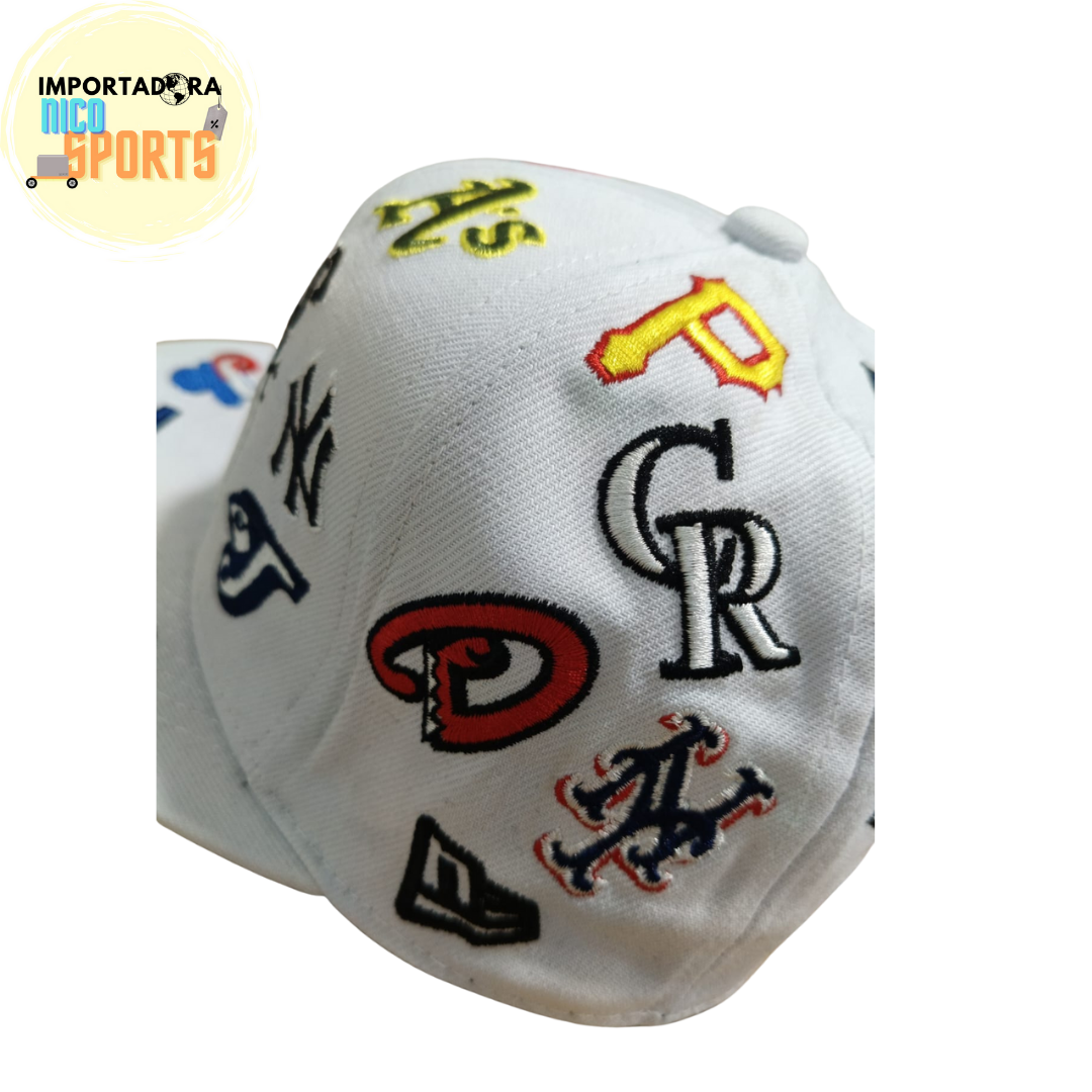 Gorra Beisbolera NEW ERA MLB ALL OVER LOGO 