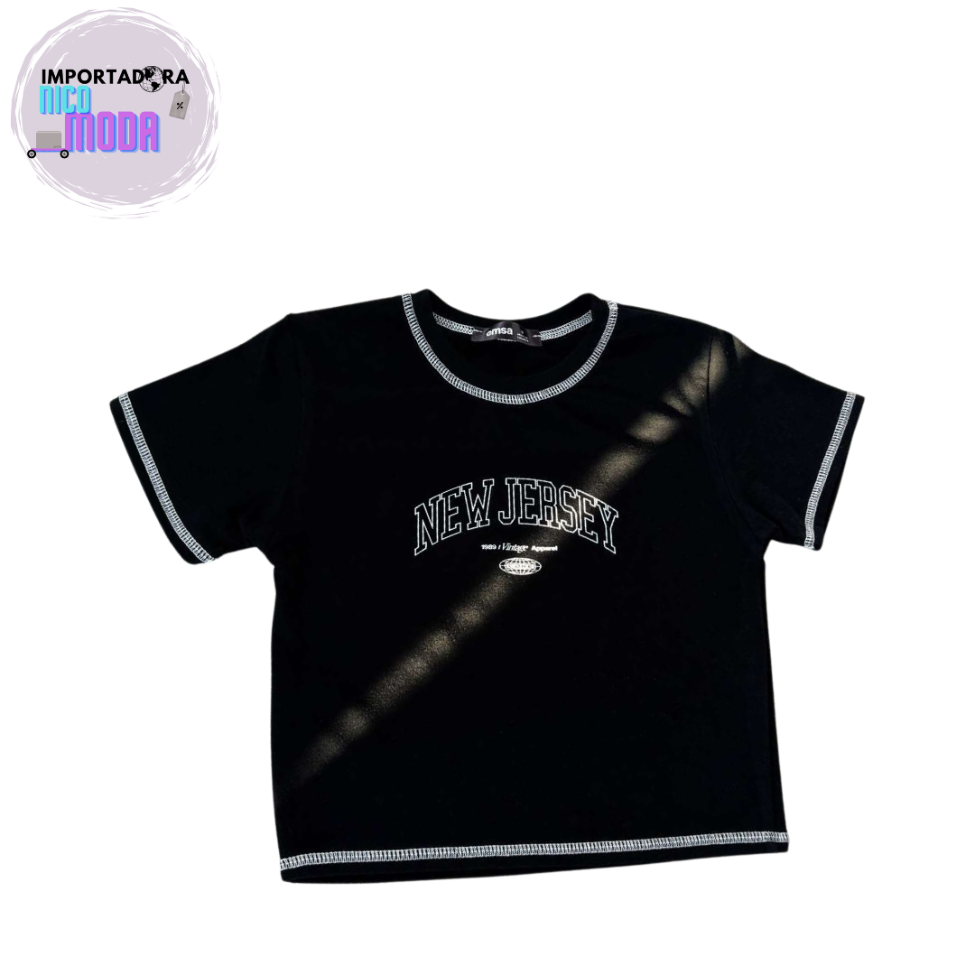 Camiseta New Jersey Corta Trendy