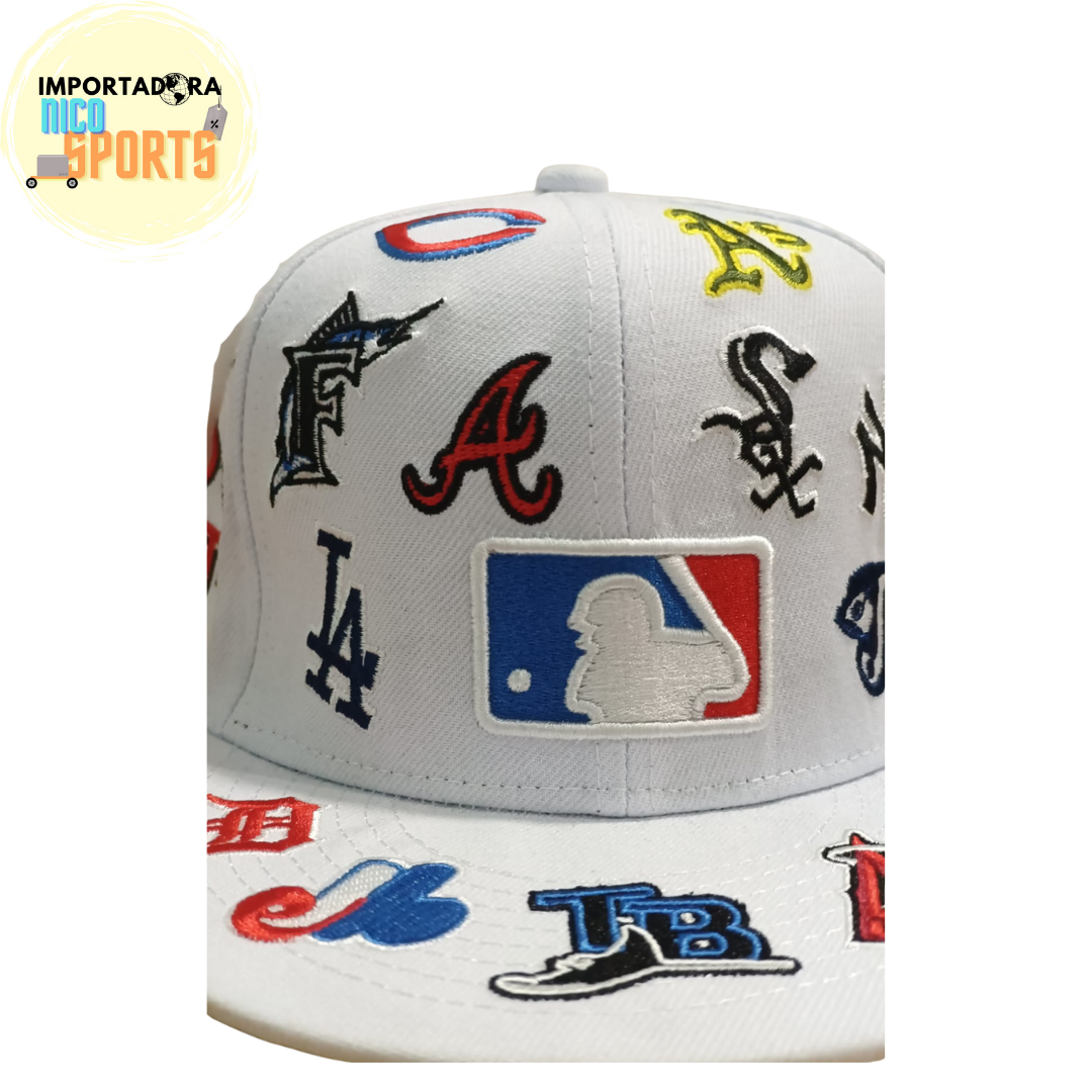 Gorra Beisbolera NEW ERA MLB ALL OVER LOGO 
