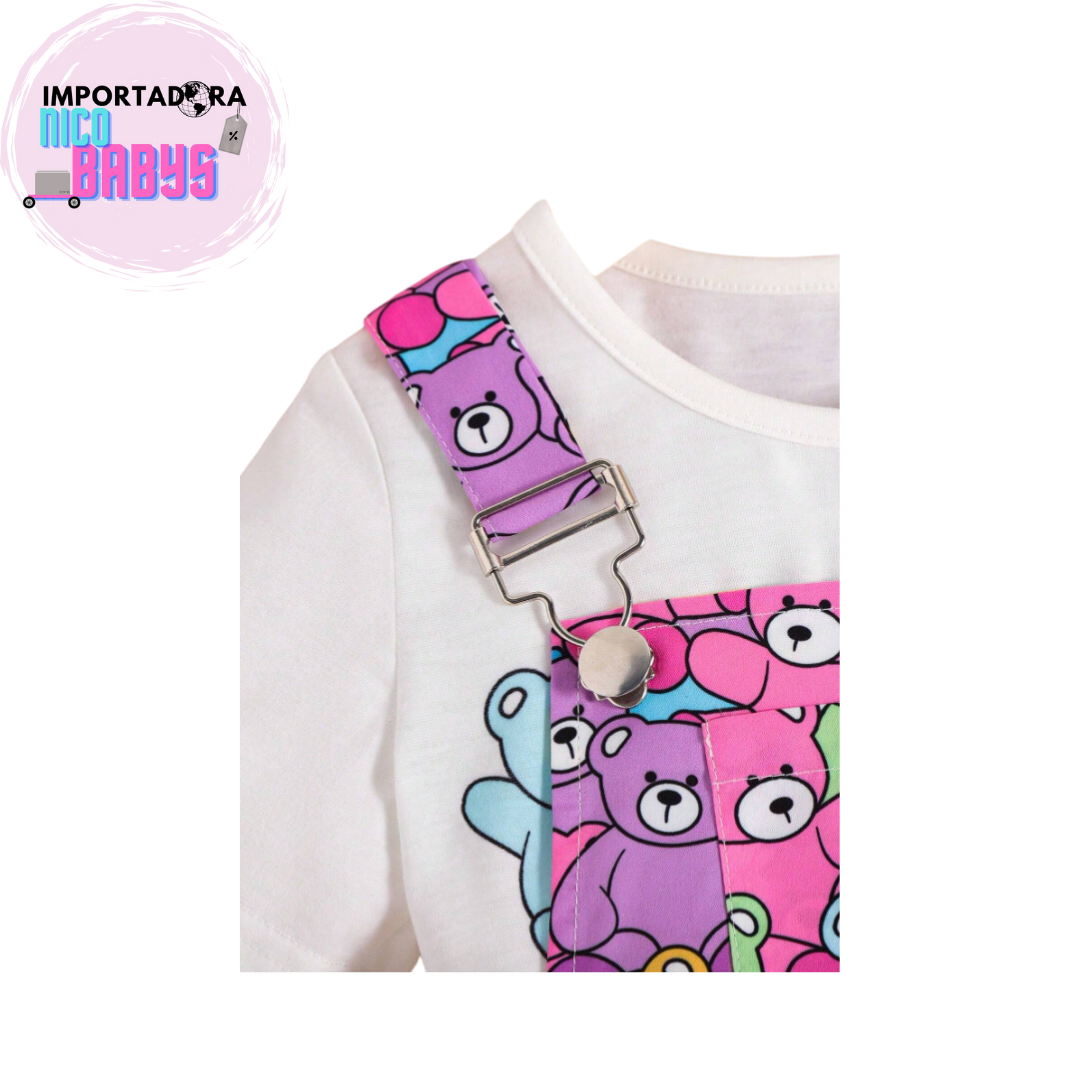 Conjunto Overol De Ositos