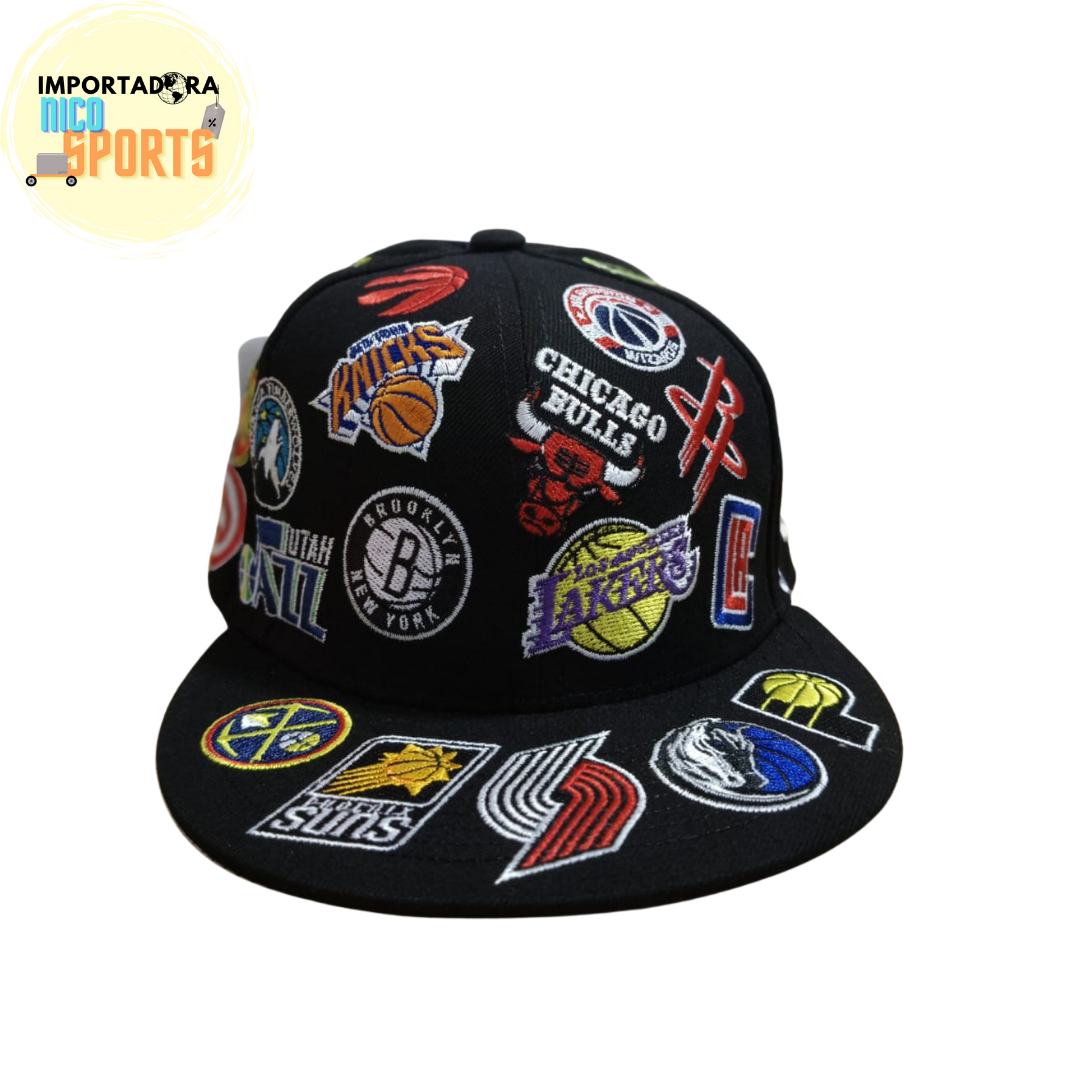 Gorra Beisbolera NEW ERA NBA ALL OVER PATCH
