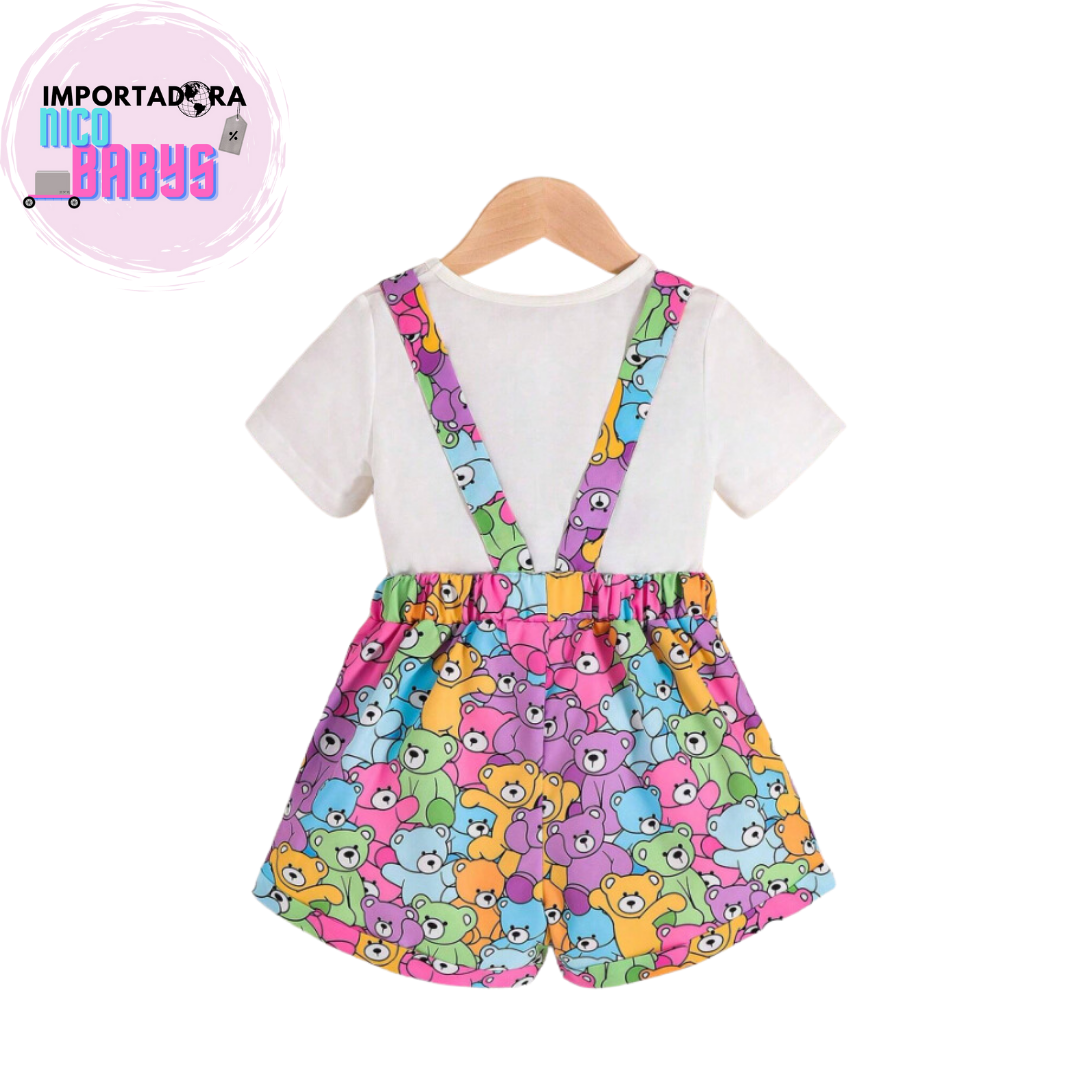 Conjunto Overol De Ositos