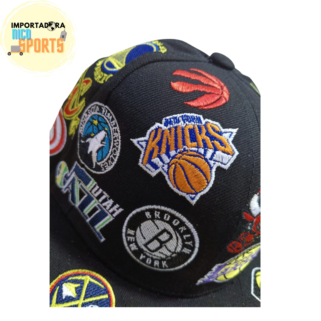 Gorra Beisbolera NEW ERA NBA ALL OVER PATCH