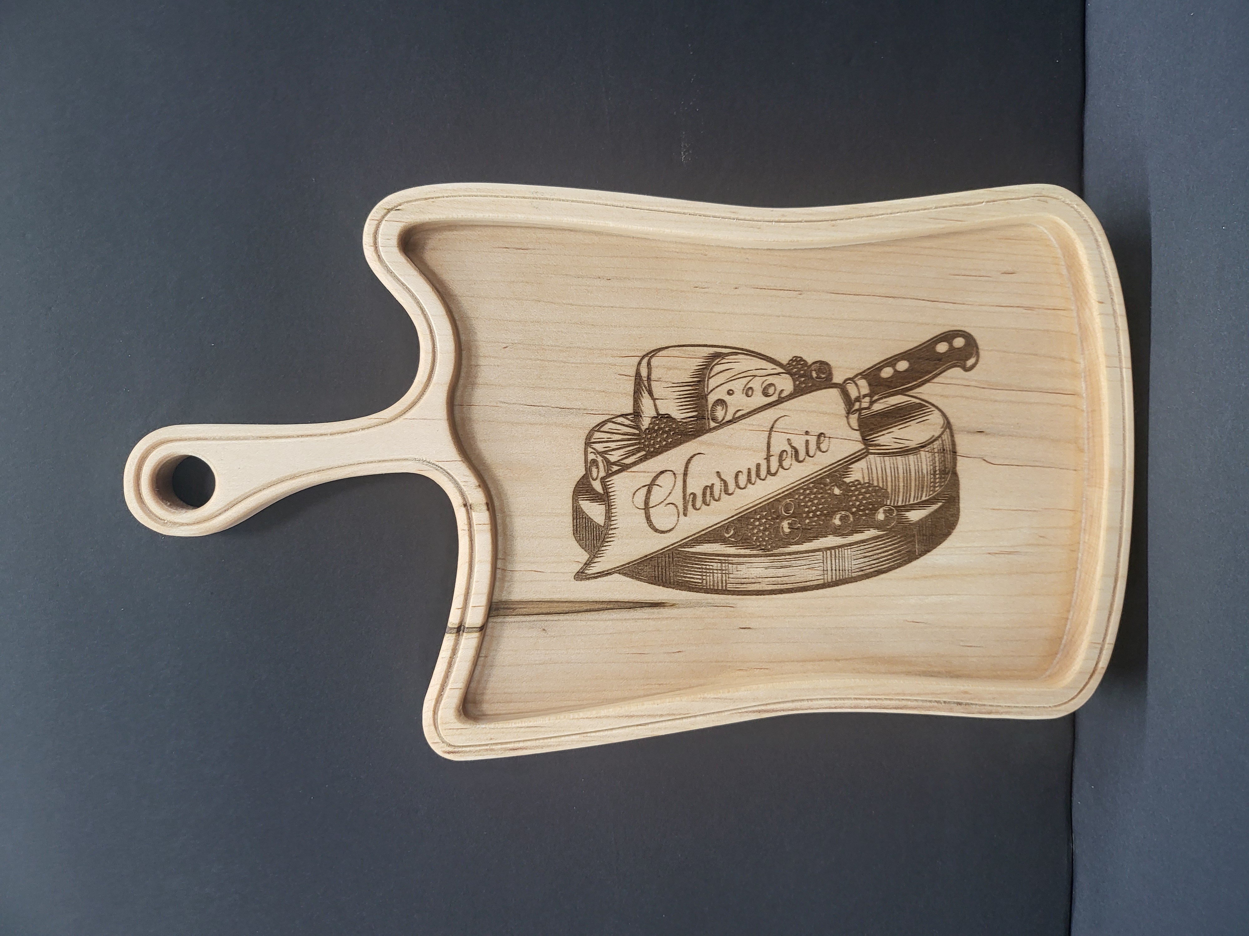 Wooden charcuterie board