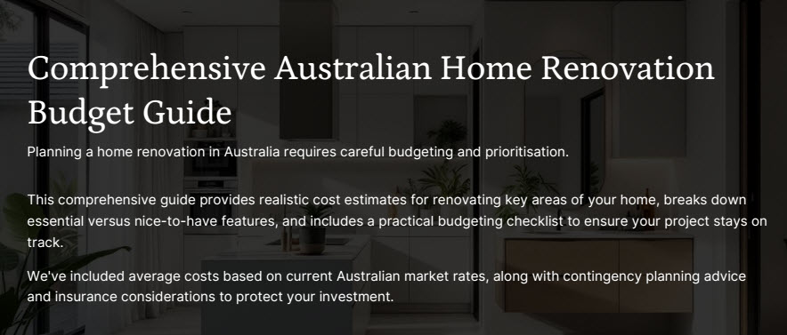 Australian Home Renovation Guide