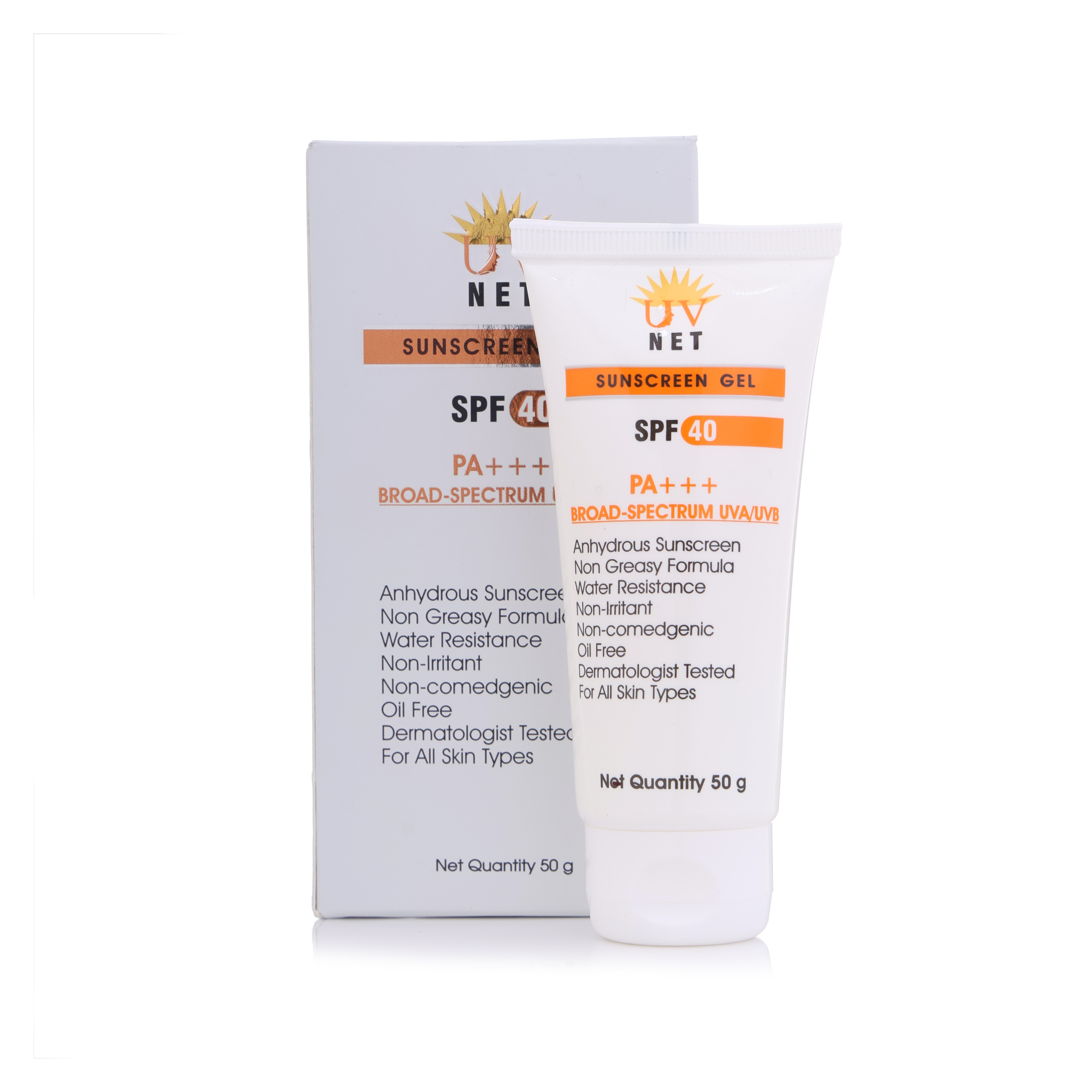 UV NET Sunscreen Gel SPF 40