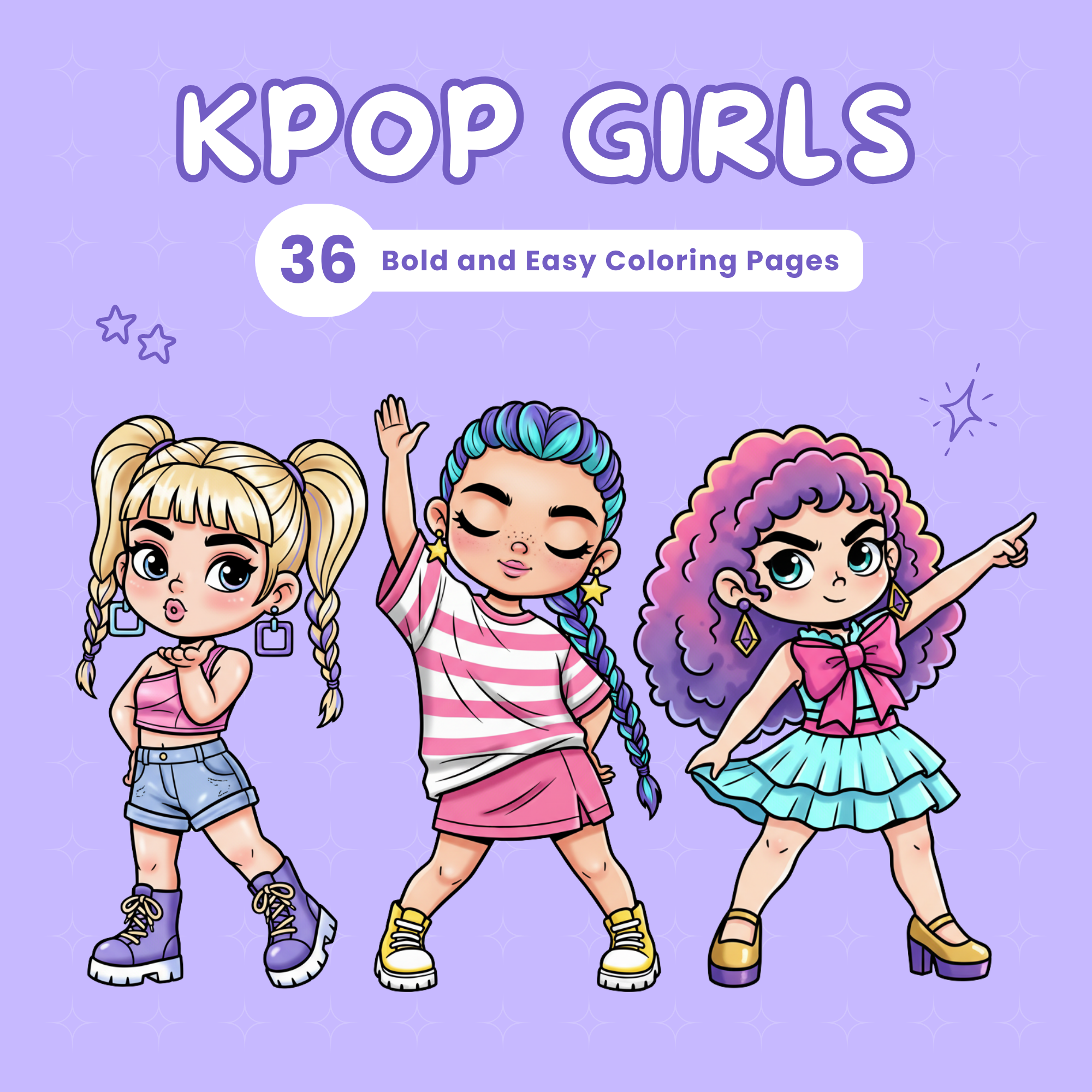 36 Kpop Girls Coloring Pages
