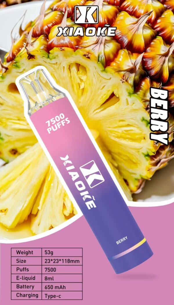 【XIAOKE 梟客】★拋棄式★ 一次性霧化商品 7500口 (可充電)