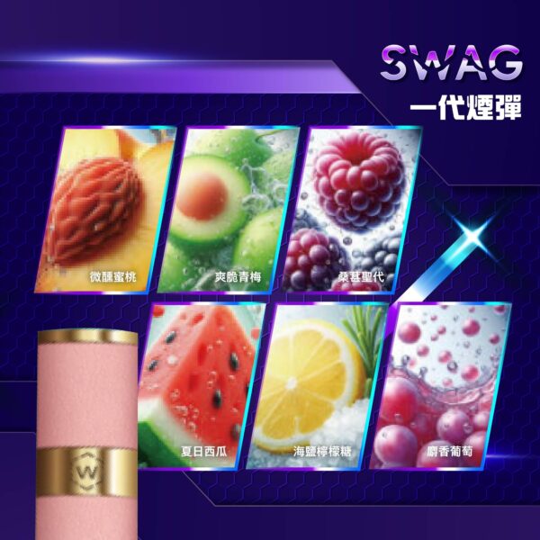SWAG煙彈❤️‍🔥滿五盒送兩段式皮革主機(超優惠)