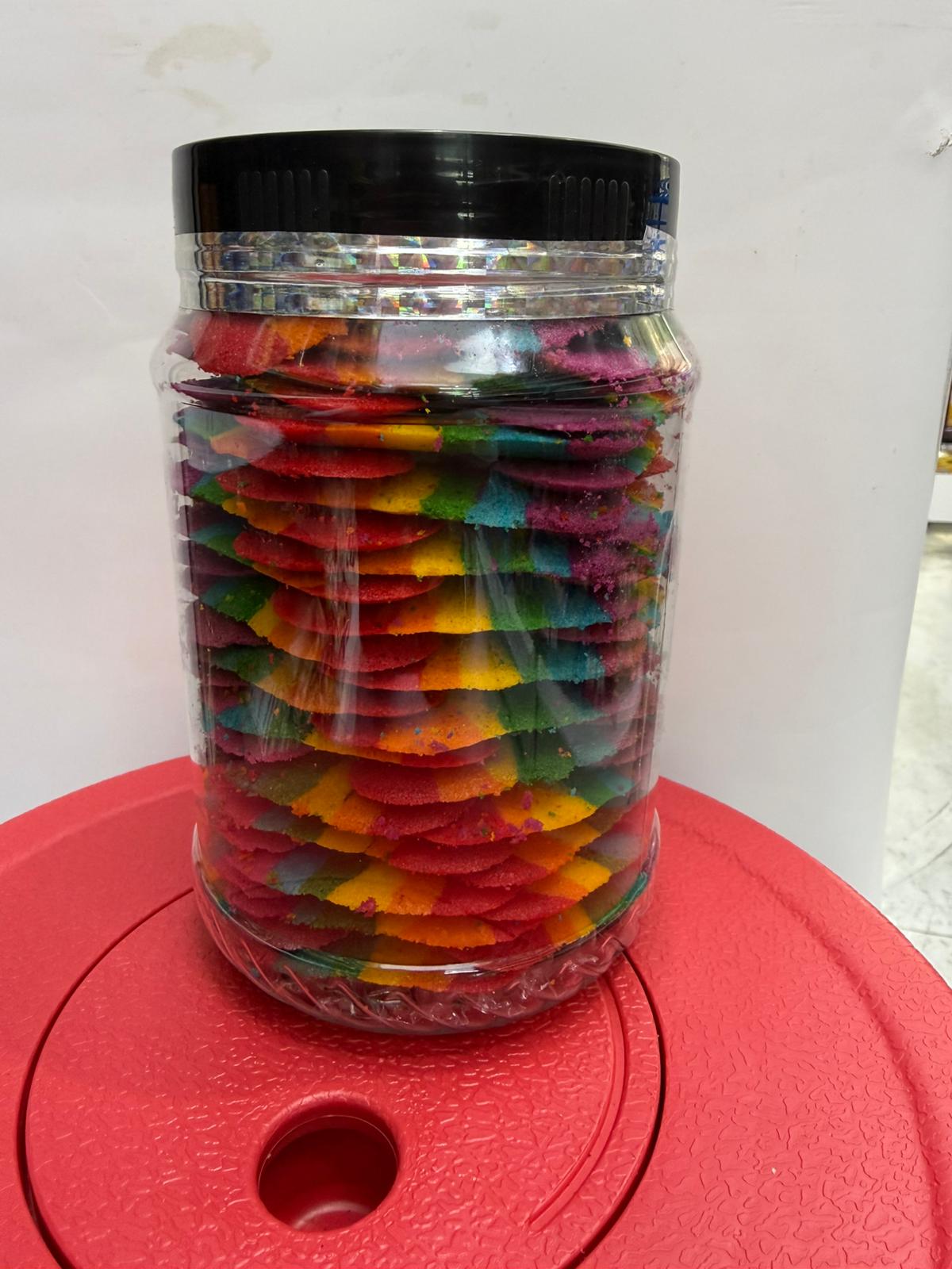Rainbow Fish Crackers Jar