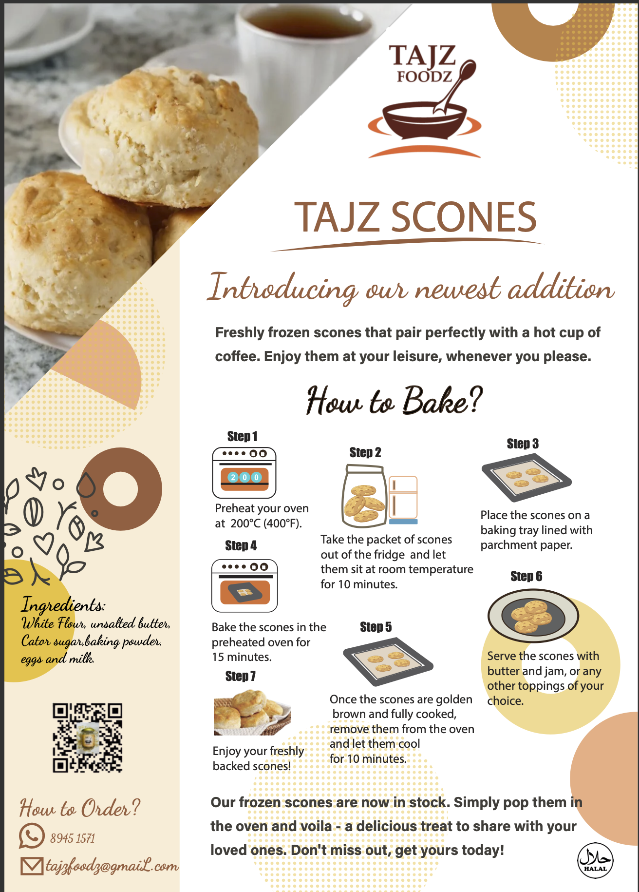 Frozen Scones