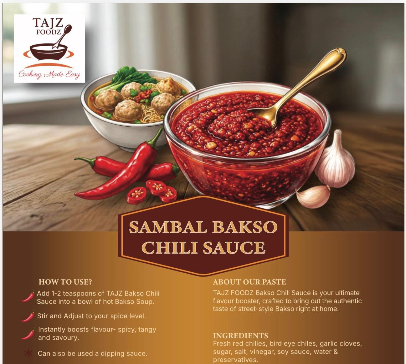 tAJZ Sambal Bakso Chili Sauce