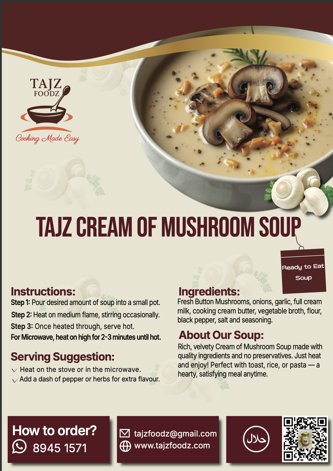 Cream of Mushroom Soup