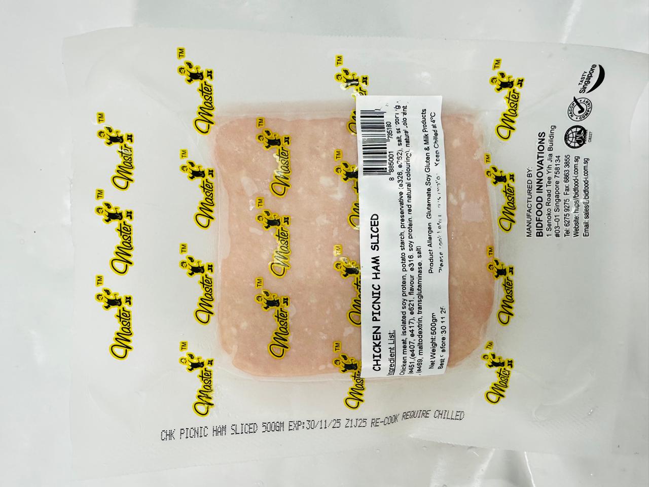 Chicken Picnic Ham Sliced