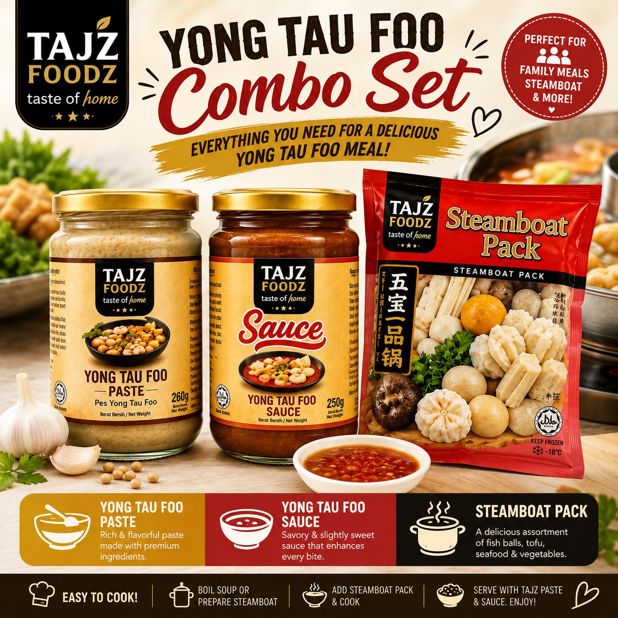 Yong Tau Foo Soup Combo Set