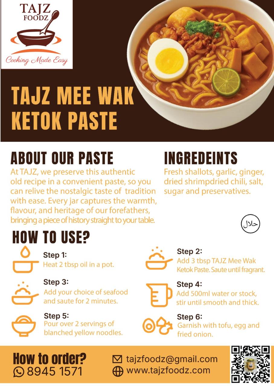 Mee Wak Ketok Paste (Mee Kuah)