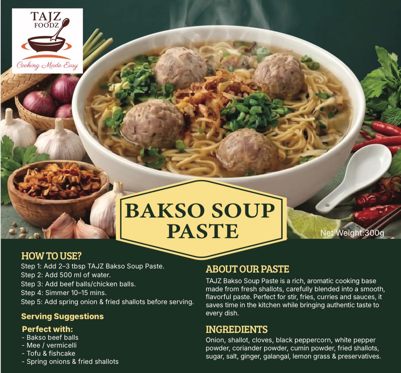 TAJZ Bakso Soup Paste