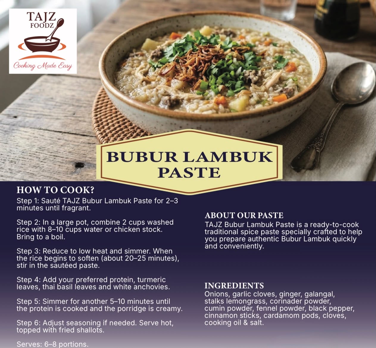 Bubur Lambuk Paste