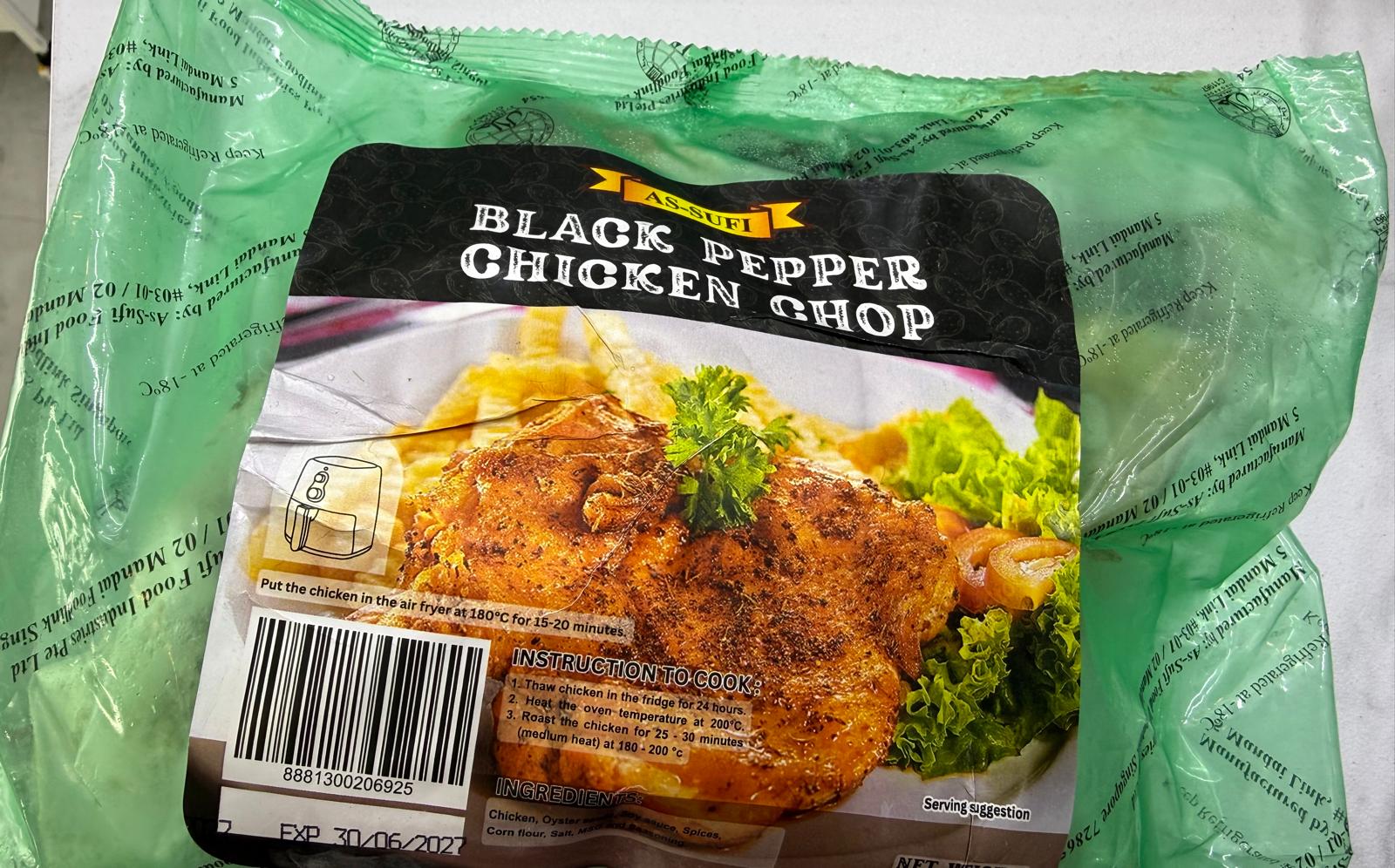 Black Pepper Chicken Chop