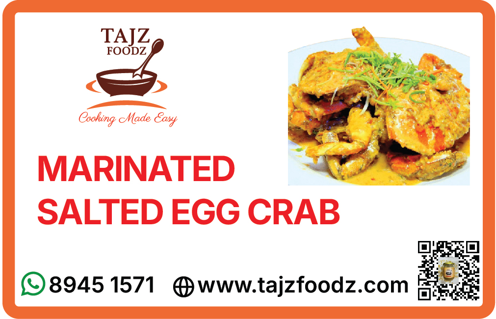 Marinated Salted Egg Crab