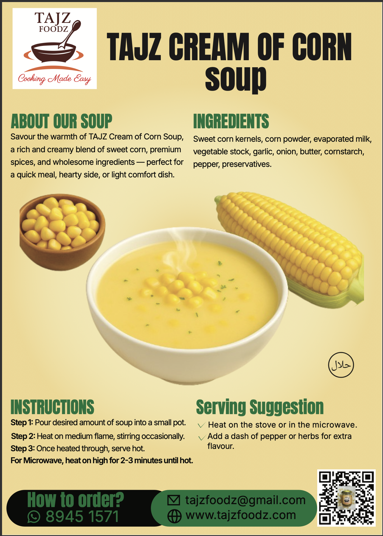 Cream of Corn Soup