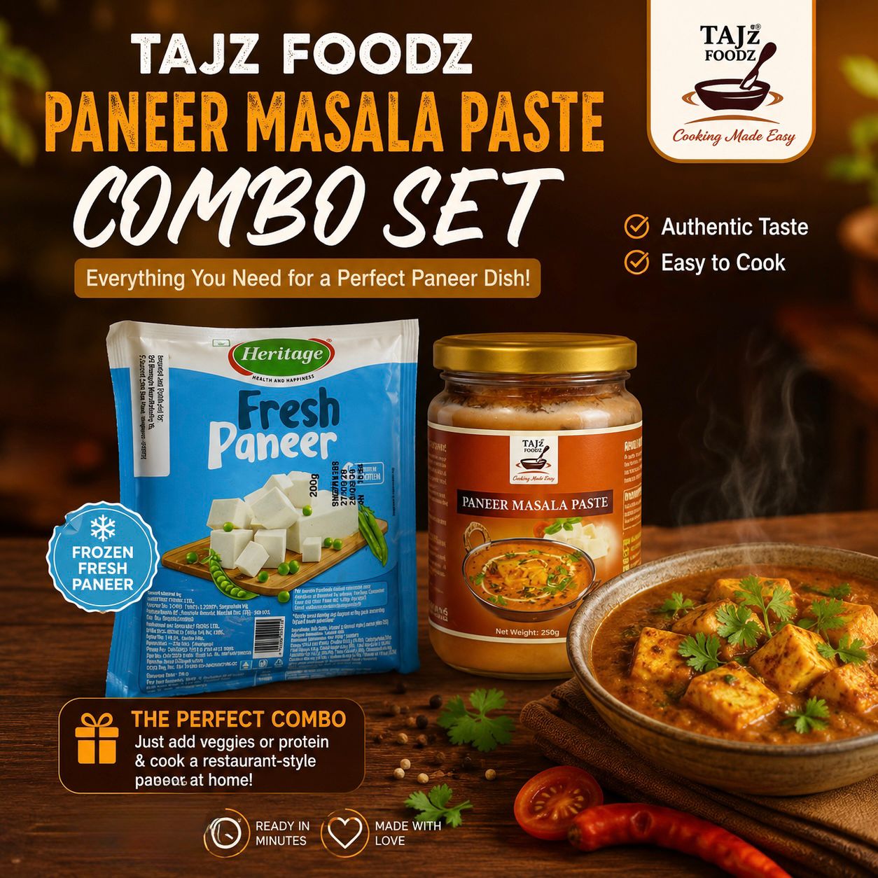 Paneer Masala Paste Combo Set