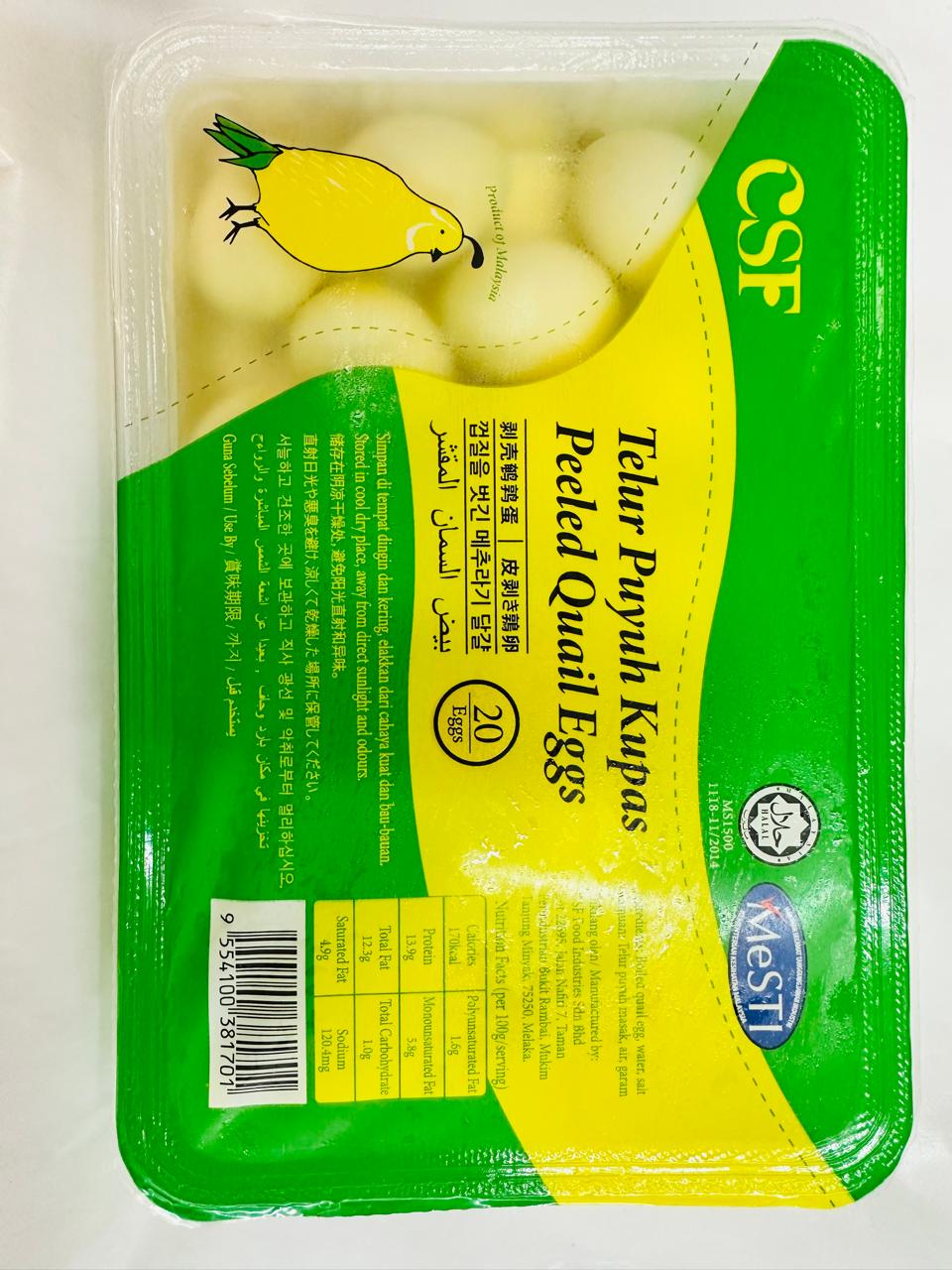 Peeled Quail Eggs