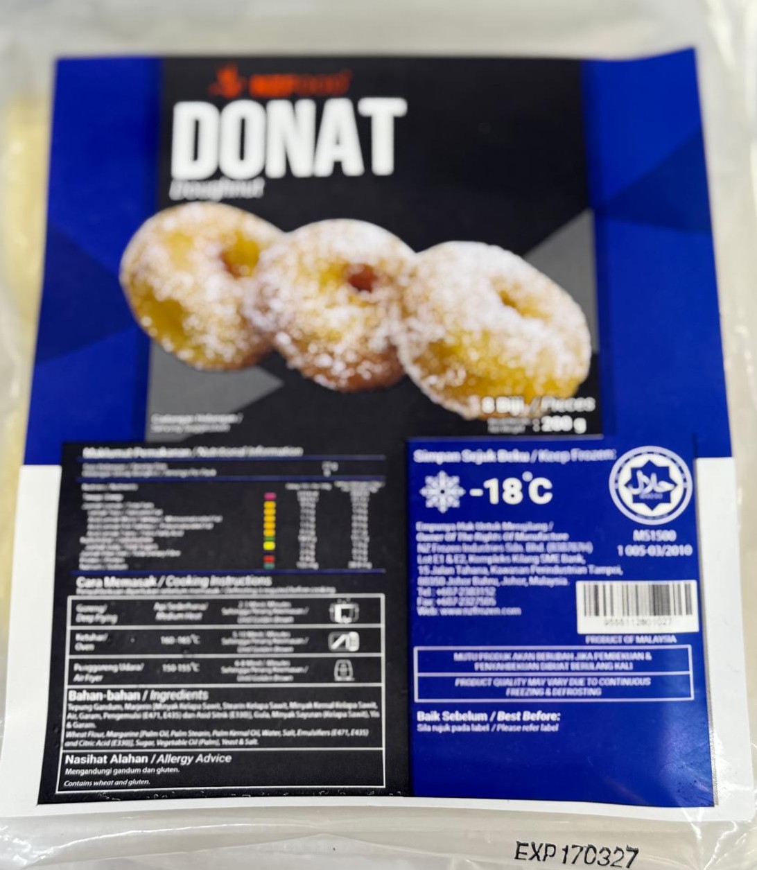 Frozen Sugar Donuts